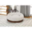 Lit pour animal de compagnie moyen et apaisant, beige