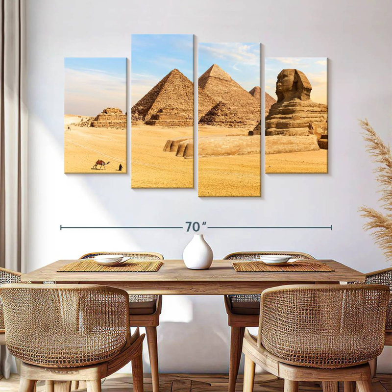 Adella, grandes pyramides et sphinx