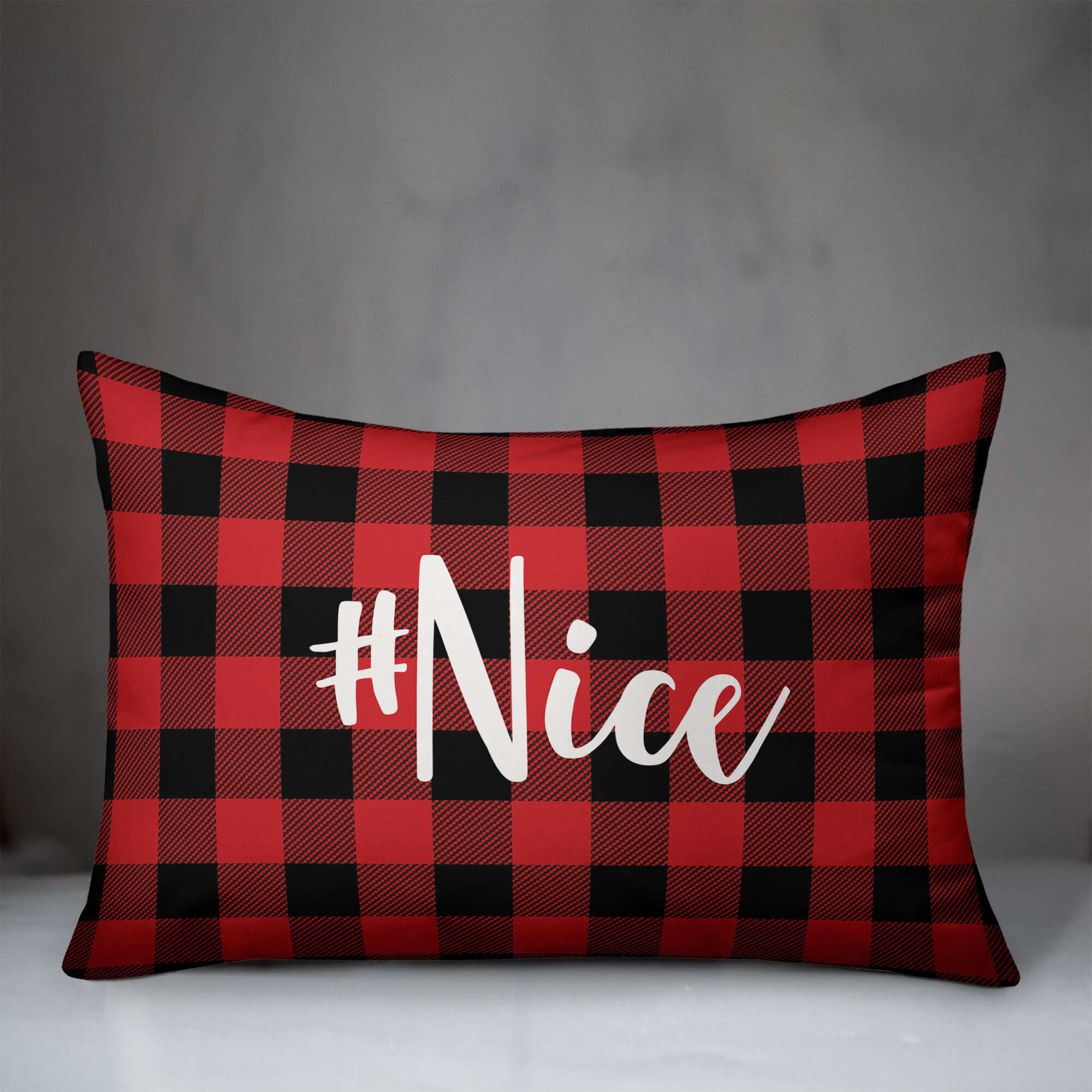 The Holiday Aisle® Kerry Plaid Polyester Throw Pillow