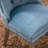 Velvet Upholstered Dining Chair with Wood Legs Nailhead Trim-254210998-254211005
