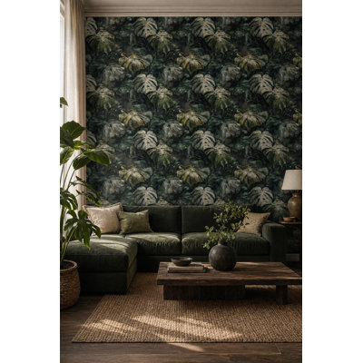 Rouleau de papier peint mural tropical tropical