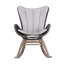 Cabane Wood Outdoor Chair with Sunbrella® Cushions-1926721261