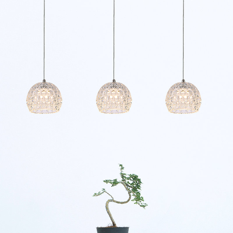 Bristow 3 - Light Nickel Kitchen Island Pendant