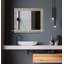 Miroir avec tablette en verre Ebern Designs-18226305
