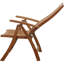 Chaise de patio pliante teck Aguinaldo