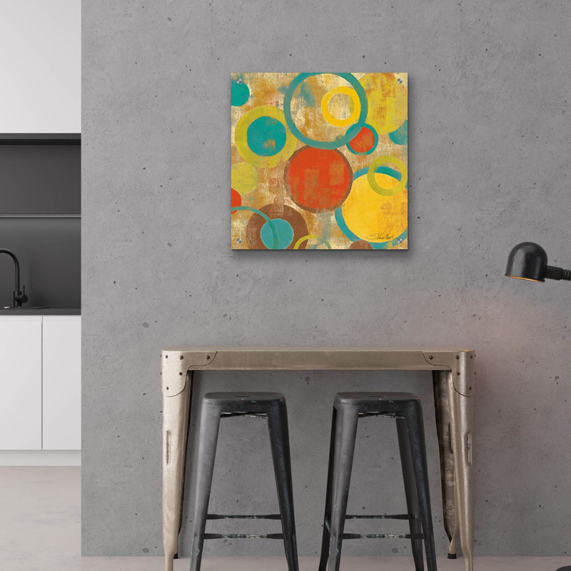  «Kaleidoscope 3» par Silvia Vassileva, art mural en verre acrylique, 24 po x 24 po, H 24 po x l 24 po