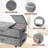 Under Bed Storage With Wheels 2 Pack， Lids Rolling And Handles
