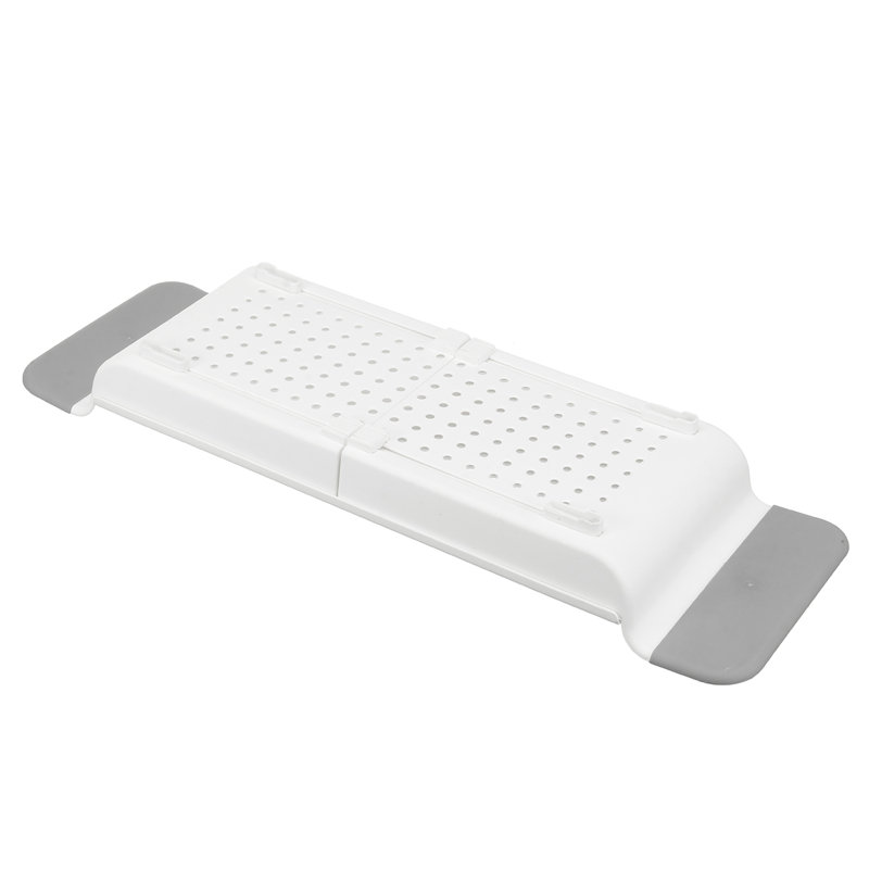 Ashmore Bath Caddy, Grey/White