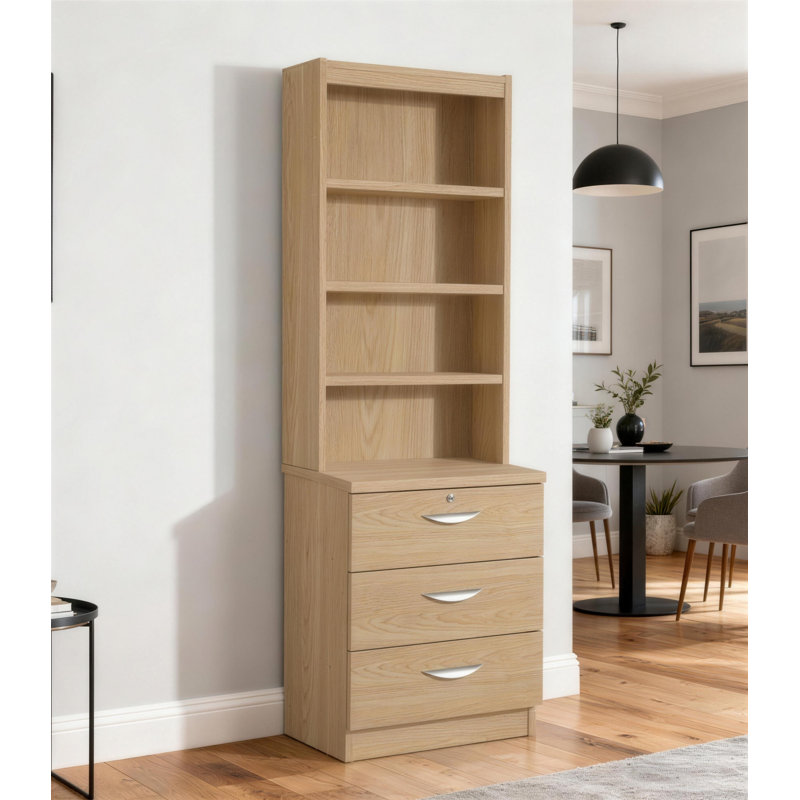 Brenai 3 -Drawer, Classic Oak