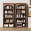 Bibliothèque arquée 68,7 "à 5 tablettes-123256175