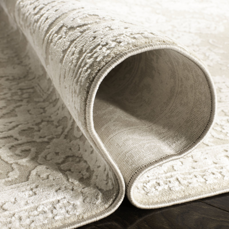 Reflection Traditional Area Rug In Creme / Ivory, Rectangle 183 x 274 cm