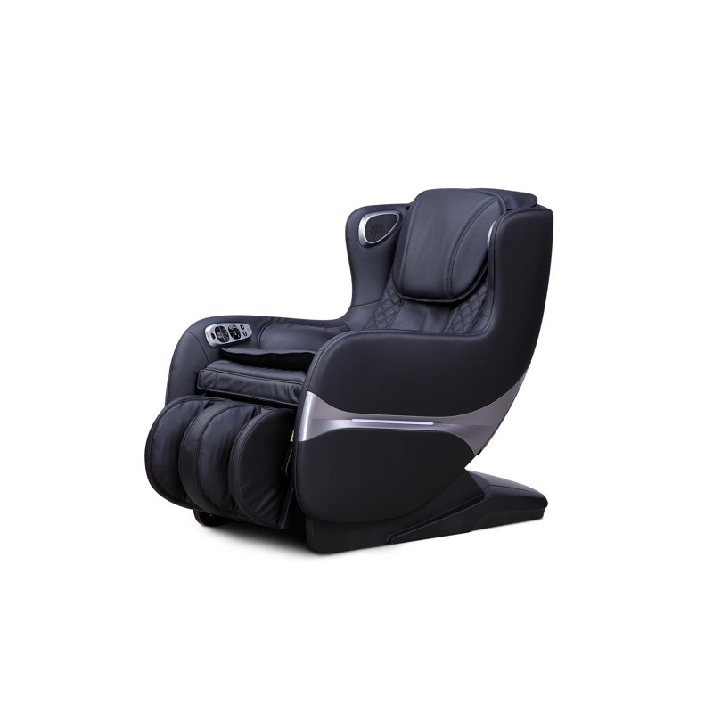 Fauteuil de massage inclinable électrique en similicuir