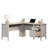 L-Shaped Desk, White Finish