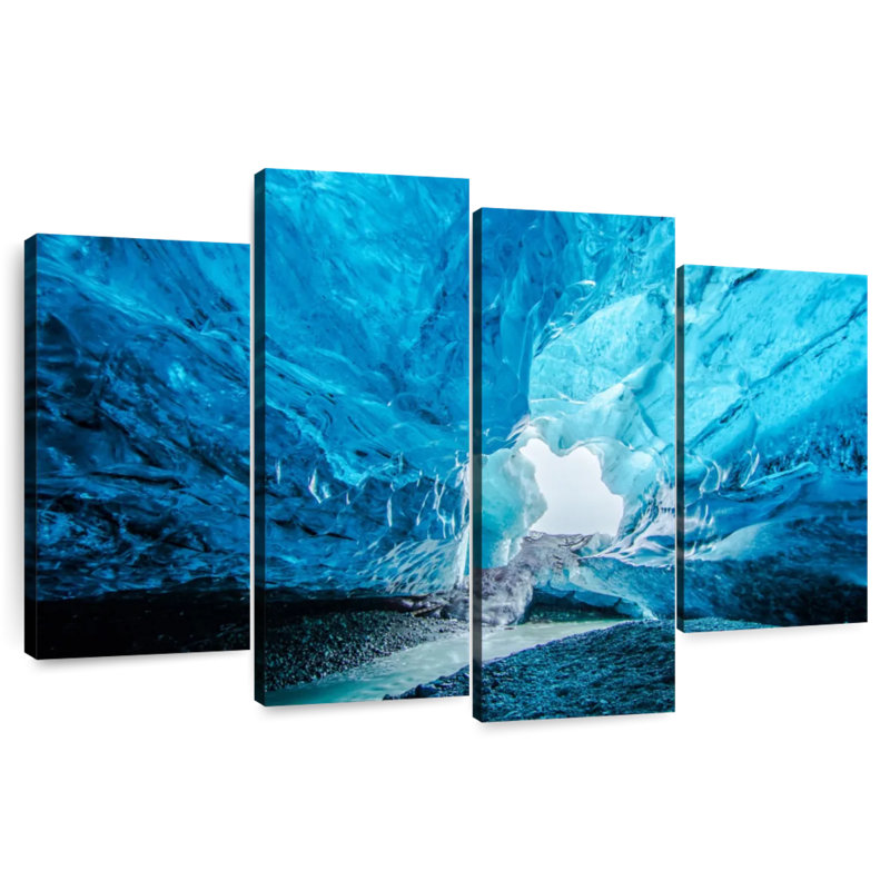 Alvord Blue Ice Cave, 22" H x 36" W