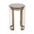 Accent Tables Marble Iron Base Living Room or Bedroom Use Set of 2 - 22", 20" White, Gold, Metallic