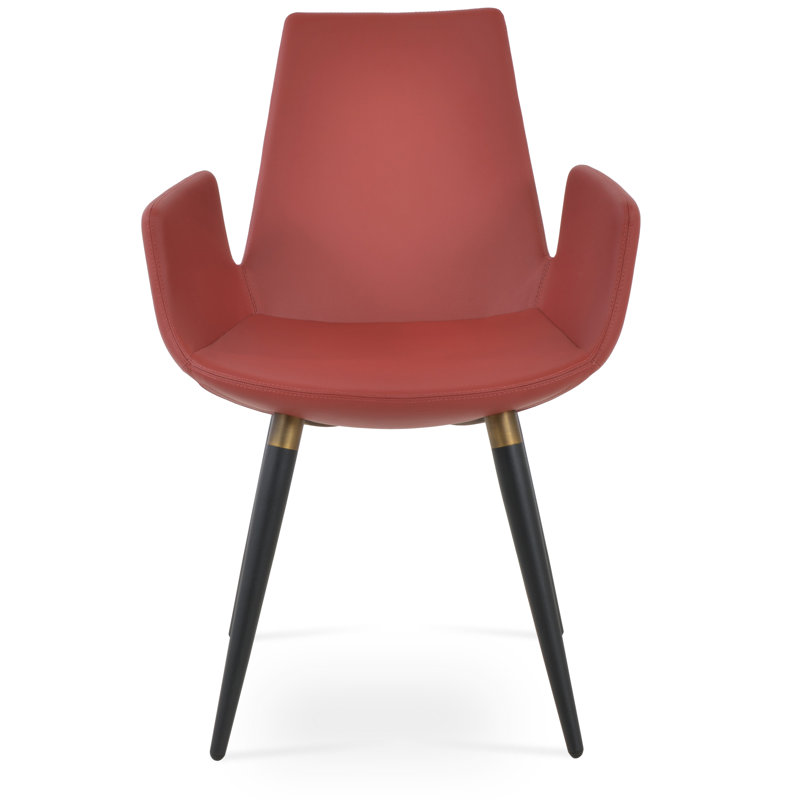 Chaise Eiffel, Rouge riche, Noir