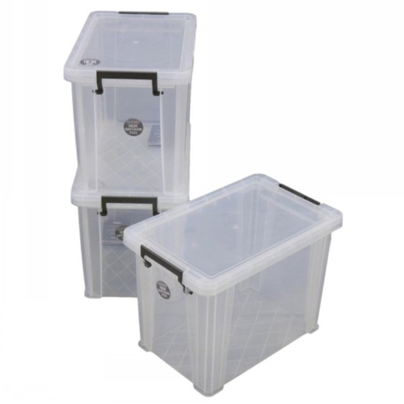 Whitefurze Plastic Storage Tub & Tote