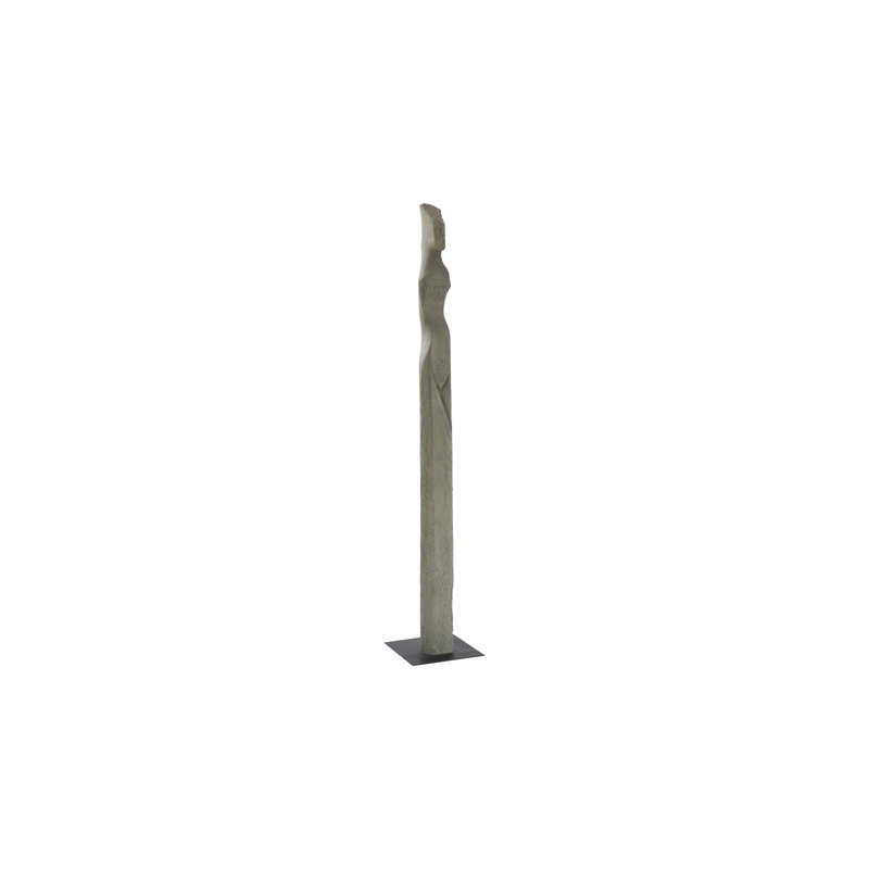 Stone Cast Women Sculptures, E, Colossal, Gray
