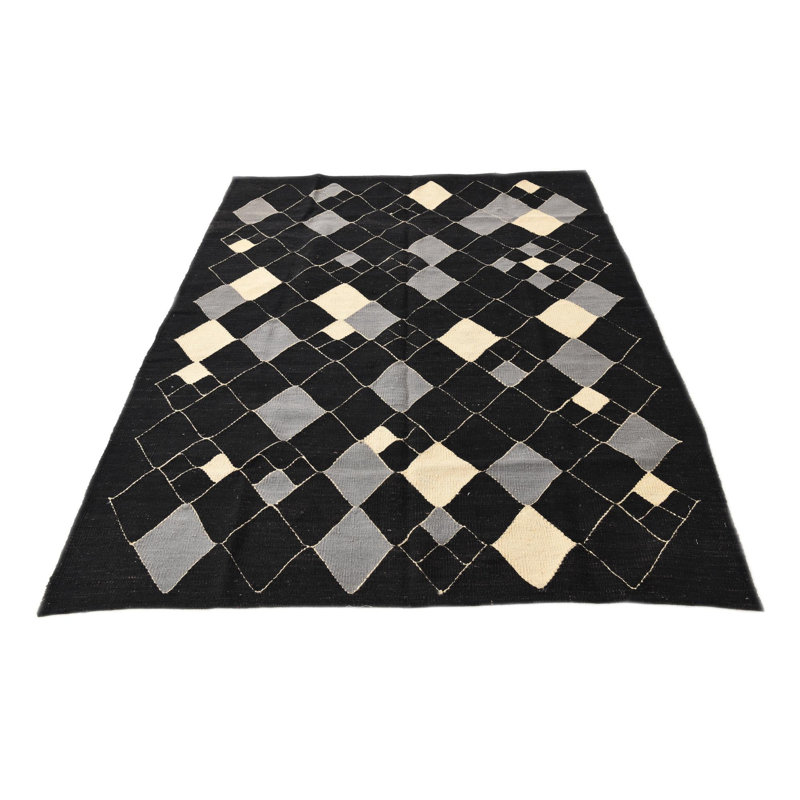 Tapis noir Noor