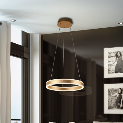 Callendale 1-Light LED Wagon Wheel Chandelier