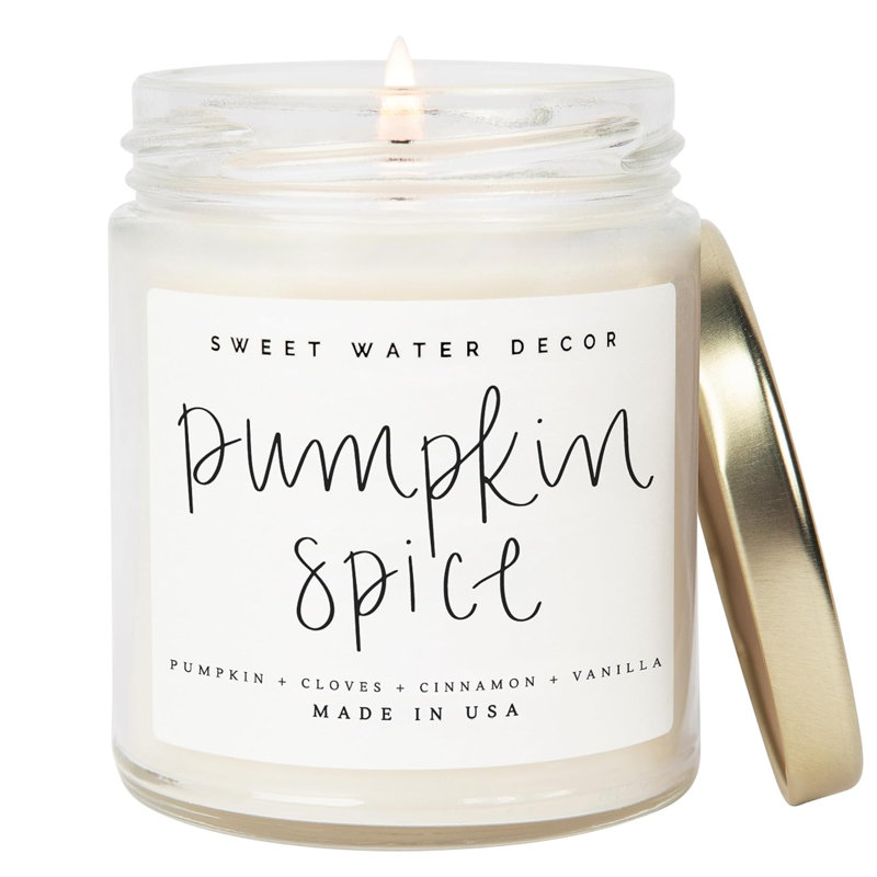 Pumpkin Spice Scented Jar Candle