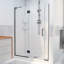 Porte de douche à charnière sans cadre Unidoor-X avec technologie ClearMax ™-21431241-39762353-122568062