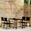 Rosalind 4 - Person Patio Dining Set Rectangular Table-116768807