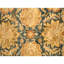 Hand Knotted Wool Oriental Area Rug in Blue And Gold