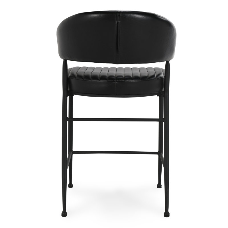 Umbria Stool, Counter Stool (26" Seat Height), Black