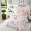 Ensemble de literie à motifs floraux, ensemble de couette en microfibre pour lit simple et simple XL pour chambre de fille