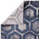 Aurora AU19 Hexagon Blue Area Rug