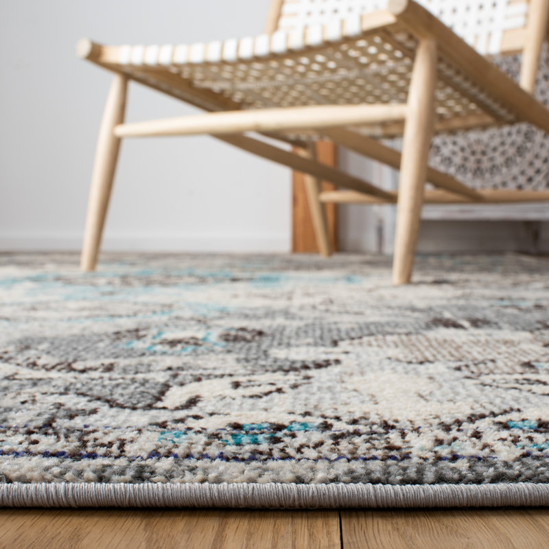 Tapis oriental gris, Rectangle 3 pi x 5 pi