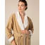 Peignoir 100% coton en ratine avec poches-74494314-74494317
