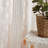 Cut Geo Cotton Blend Semi Sheer Curtain Panel Pair-61880285-61880290