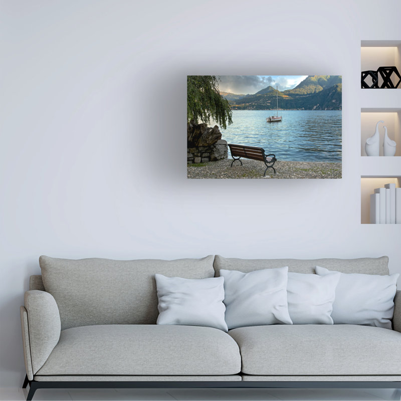Lago Banco 1 par Alan Blaustein - Photographie sur toile tendue, H 22 po x l 32 po x P 2 po