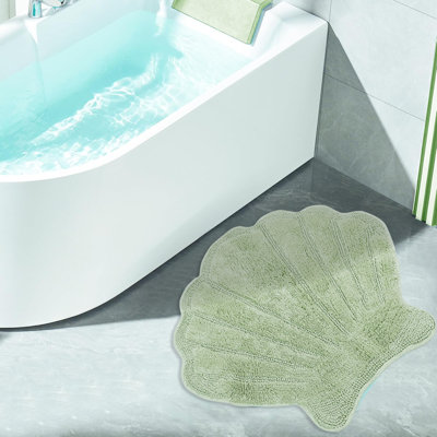 Tapis pour salle de bain Marilyn - 100% coton, ultra moelleux 2200 g / m², tapis de salle de bain réversible - 25 po x 28 po, lavable à la machine Marilyn