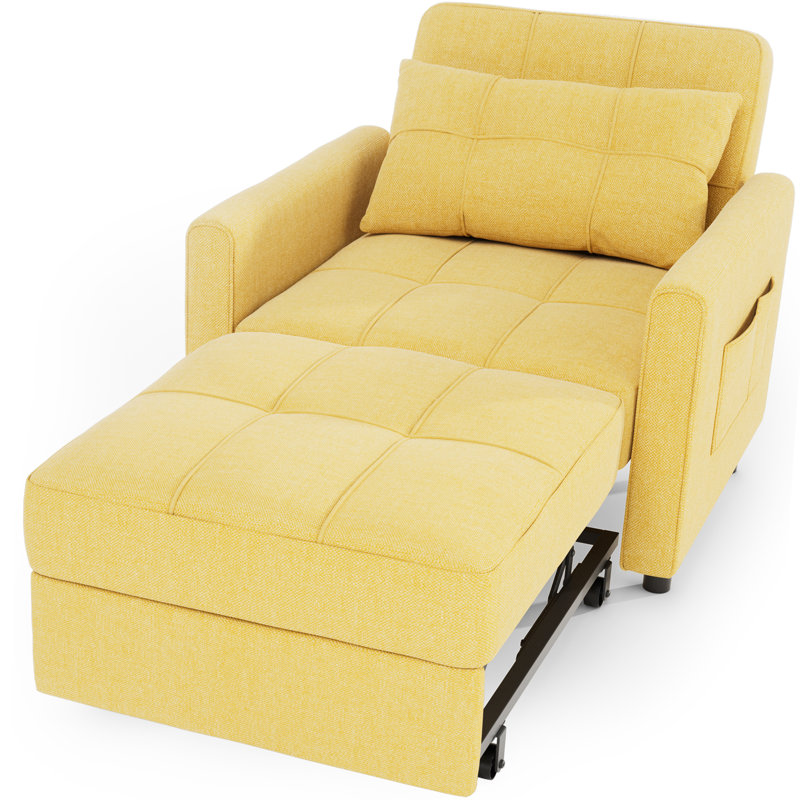 3-in-1 Adjustable Upholstered Sleeper Sofa Bed, Convertible Modern Foldable Lounge Chair, Single Bed Sofa, Holiday Gifts Modern Sofa Bed, Adjustable Sofa Chair For Living Room, Sofas For Living Room, Apartment, Small Space, Office