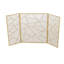 3 Panel Iron Fireplace Screen
