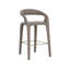 Atika Upholstered Stool with Metal Frame-306444665