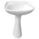 Barclay Hartford 17.75'' White Vitreous China Oval Bathroom Sink with Overflow