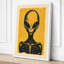 Alien Icon Retro - Wrapped Canvas-804368652-804368654