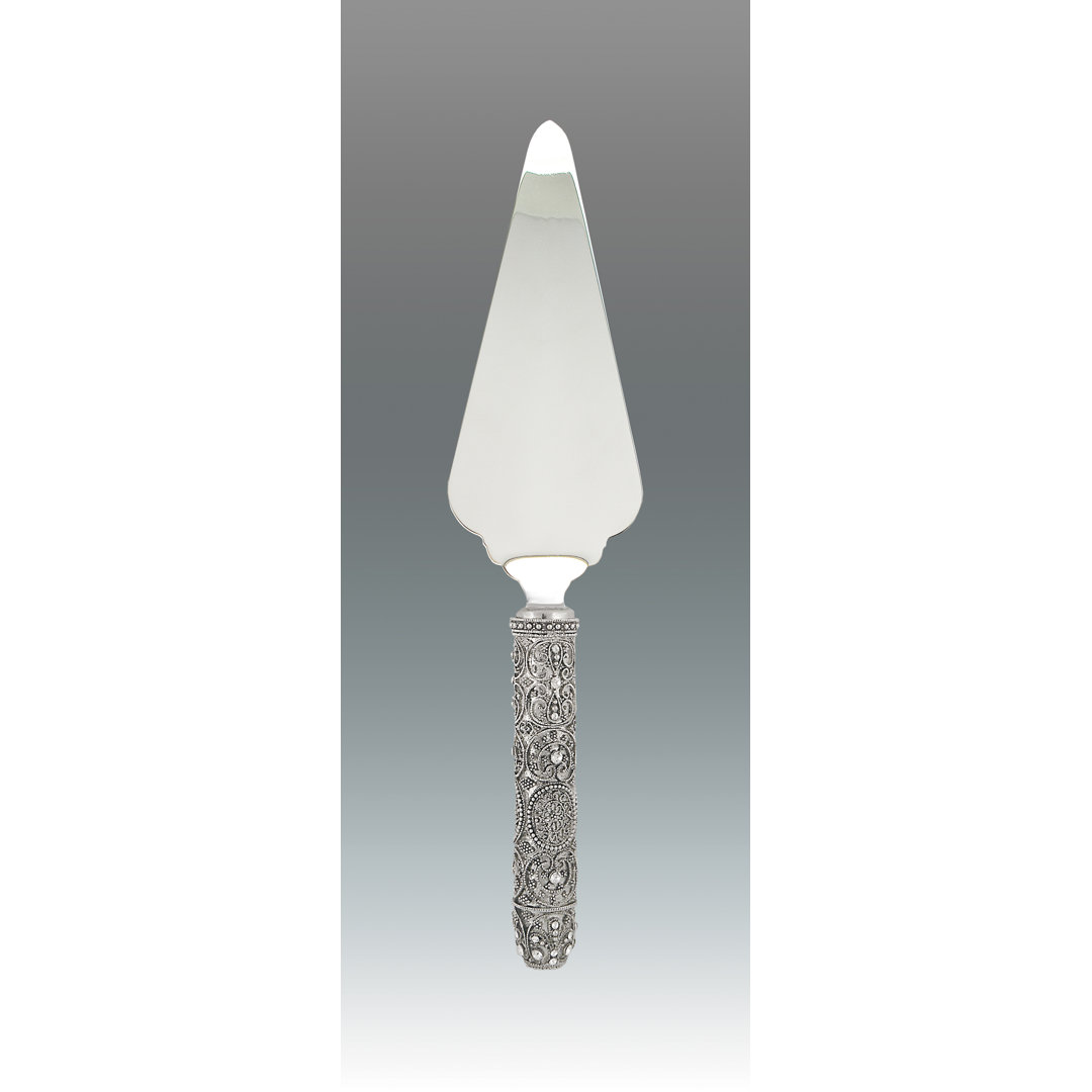 Capone Stainless Steel Cake Server Bungalow Rose