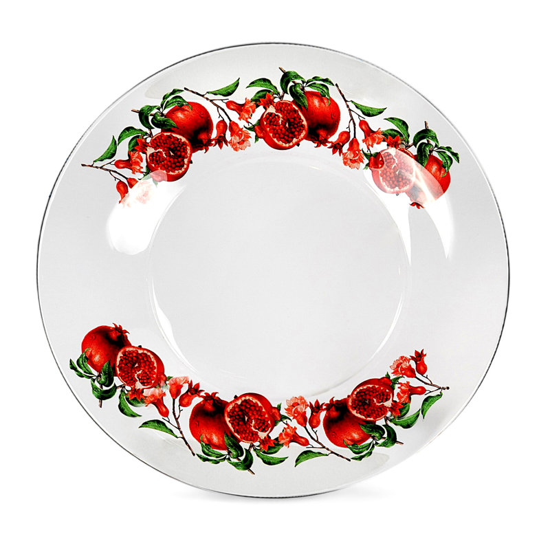 Pomegranate Dessert Plates - 7.8"