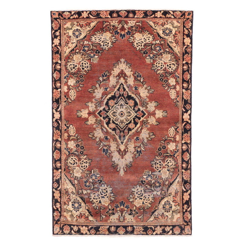 Tapis cuivre antique Antalya 4 pi 1 po x 6 pi 7 po