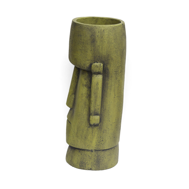 Magnesium Oxide Urn - 8.57''L X 8.57''W 24''H, Antique , Weather & Water , No Assembly, For Home Decor 8.57''X8.57''X24'', And Garden Landscaping