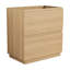 Meuble-lavabo autoportant à double tiroir de 30 po en chêne, style minimaliste, meuble-lavabo à base de bois d'ingénierie - couleur chêne moderne encastré