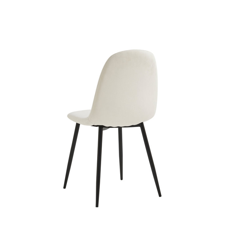 Chaise d'appoint Nikyra, Blanc