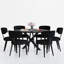 Ensemble de table de cuisine moderne, table de salle à manger en MDF avec chaises-1305841549-1305841552-1305841553