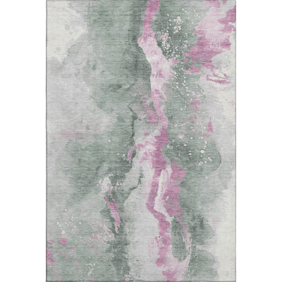 Premium Machine Washable Varroville AMF1712 Abstract Rug