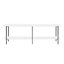 Console de 71 po en blanc Celine (2 tablettes)-1300693460